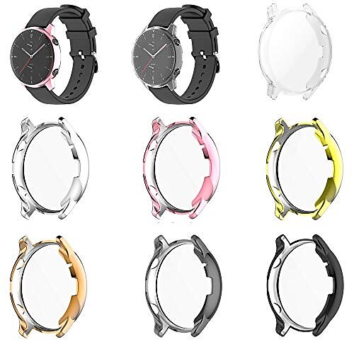 7 pack case compatible with amazfit gtr 2/gtr 2e protective case all-around  tpu anti-scratch case bumper cover for amazfit gtr 2/gtr 2e smartwatch  accessories 8719544 2022 – $11.21