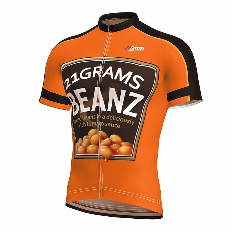 Men's Cycling Jersey Retro Patterned Novelty Short Sleeve Bike