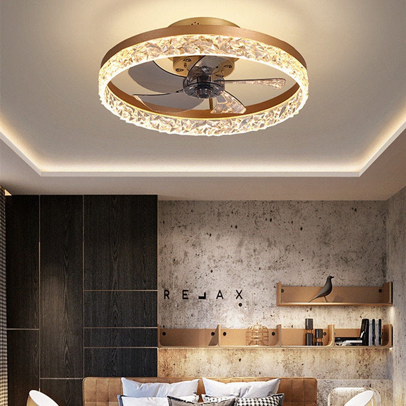 LED Deckenventilator Lichter 50 cm dimmbarer Deckenventilator Metall lackierte Oberflächen LED 220-240V 2026 - $382.89 –P11