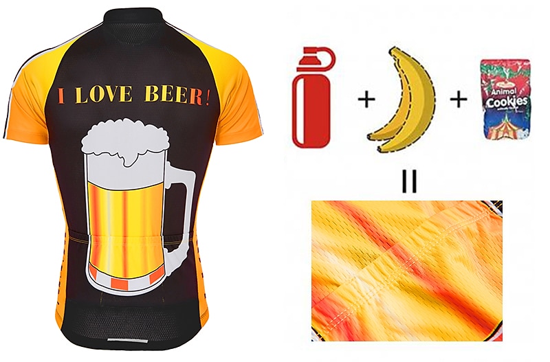 Per uomo Maglia da Ciclismo A Motivi Divertente Birra dell'Oktoberfest Manica Corta Bicicletta Top con 3 tasche posteriori Mountain Bike MTB Ciclismo su strada Resistente ai Raggi UV Asciugatura del 2026 a $30.99 –P7