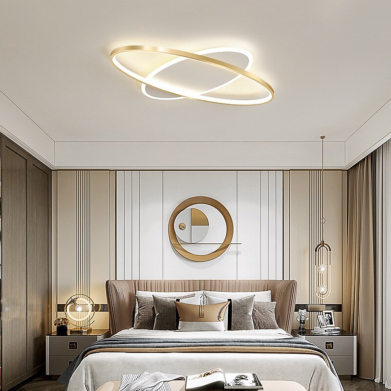 plafoniera led 45 55 cm cluster design luci da incasso metallo finiture verniciate led moderno 220-240v del 2026 a $279.39 –P6