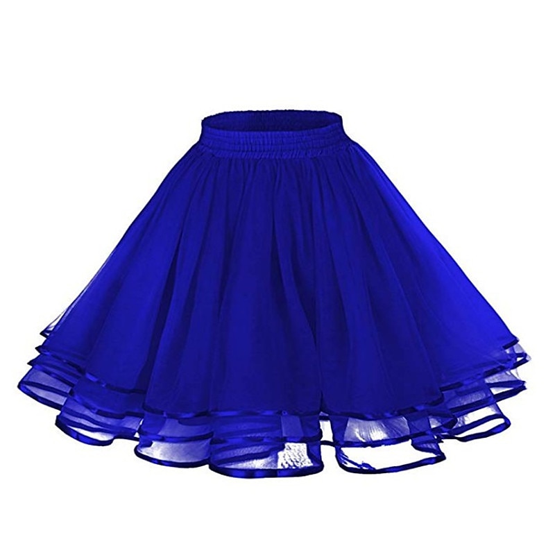 Fantasia de Carnaval 2026 Anágua Tutu Sob saia Princesa Anos 50 Retro Vintage Rockabilly Adulto Mulheres Dia Das Bruxas Carnaval Traje de festa para noite Roupa Diária Festa de Chá Vestir-se de 2026 por $20.99 –P13