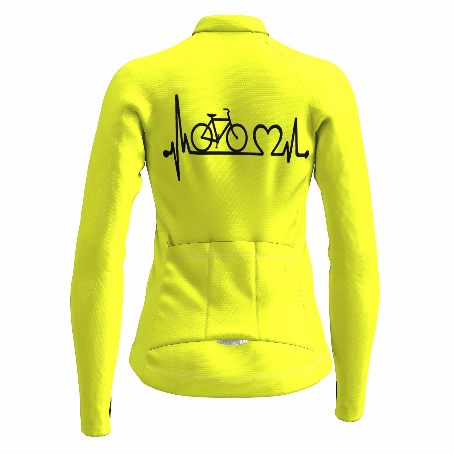 Pentru femei Jersey de ciclism Inimă Grafic Amuzant Manșon Lung Bicicletă Jerseu Topuri cu 3 buzunare spate Ciclism montan Ciclism stradal Uscare rapidă Dungi reflectorizante Înapoi de buzunar 2026 - $34.99 –P3