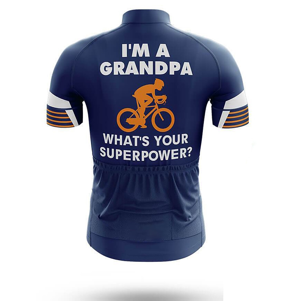 Men's Cycling Jersey Graphic Letter & Number Funny Short Sleeve Bike Jersey Top with 3 Rear Pockets Mountain Bike MTB Road Bike Cycling Quick Dry Reflective Strips Back Pocket Moisture Wicking Sports 2026 - $30.99 –P2