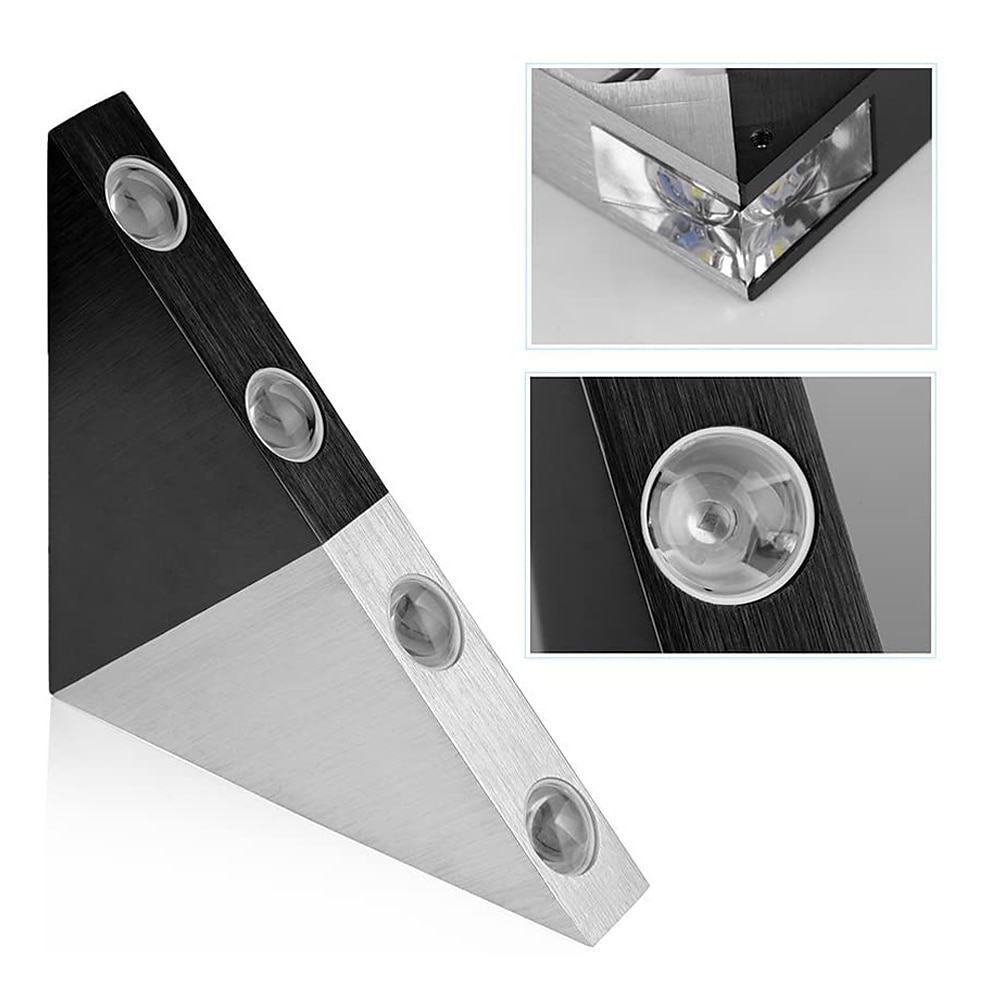 Lightinthebox Applique murale LED moderne 5 W Triangle LED Applique murale luminaire couloir intérieur haut bas applique murale pour théâtre studio restaurant hôtel multicolore de 2025 ? $66.99 –P8