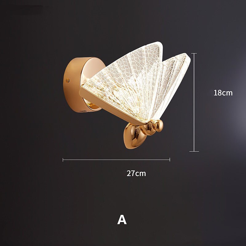 Lightinthebox LED Butterfly Wall Lights Nordic New Background Decorative Lamp Bedroom Bedside Table Creative Butterfly Wall Lamp Children's Room Hallway Wall Lamp 2025 - $199.99 –P17