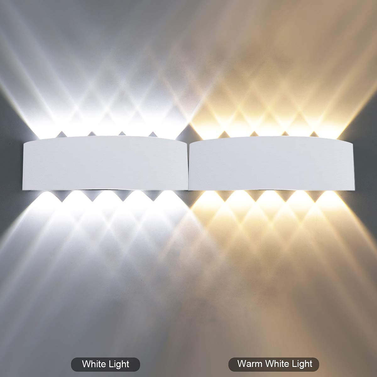 LED Wall Light Outdoor Waterproof 10W 12W Up and Down Lighting Modern Indoor Double-Head Curved Wall Lamp Warm White AC85-265V 2026 - $70.99 –P6