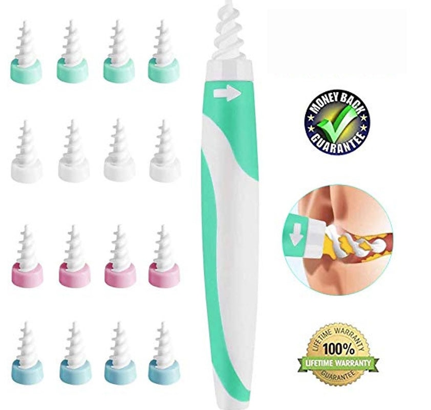 outil d'élimination de la cire d'oreille dissolvant de cire d'oreille nettoyant pour les oreilles en silicone sans danger spirale douce oreillette réutilisable intelligente kit de nettoyage attrapeur de 2025 ? $12.99 –P5