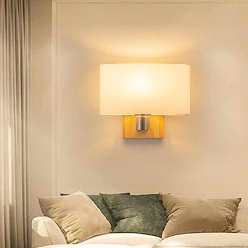 lightinthebox led aplice mat modern stil nordic aplice aplice led perete dormitor sufragerie lemn/bambus perete 110-240 v 2025 - $66.99 –P2