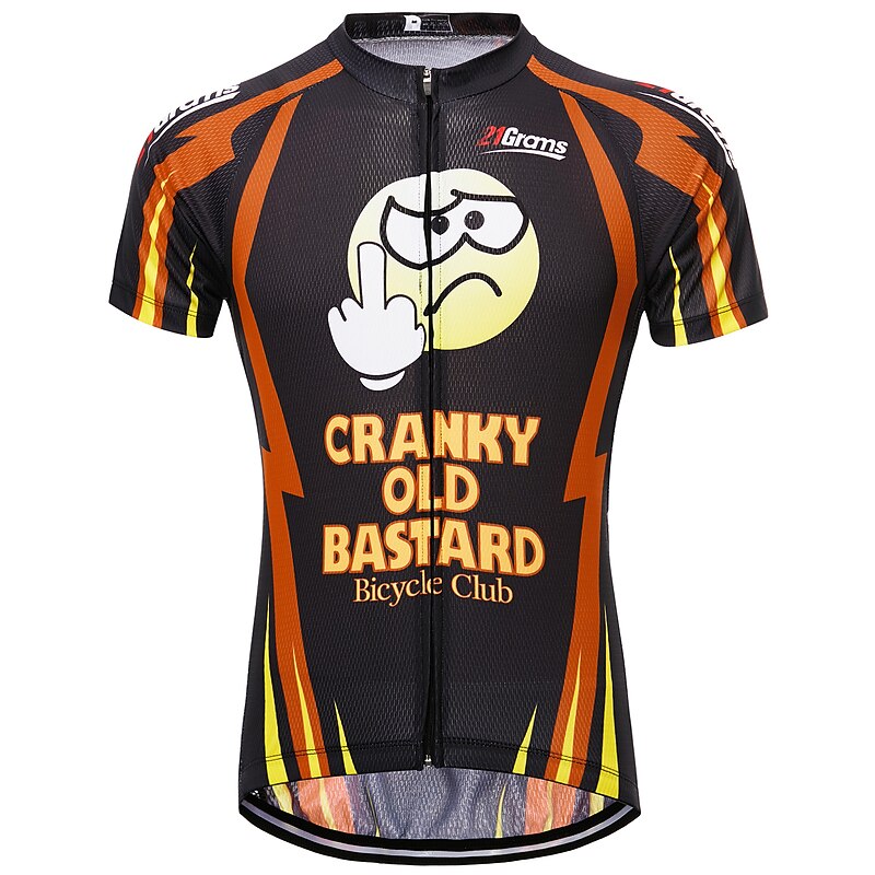 Miesten Pyöräily jersey Kuviollinen Uutuudet Hauska Lyhythihainen Pyörä Villapusero Topit 3 takataskulla Maastopyöräily Maantiepyöräily UV-vastustuskykyinen Nopea kuivuminen Takatasku Kosteuden 2025 - $29.99 –P14