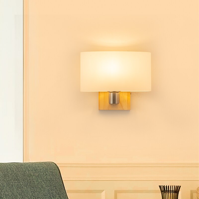 lightinthebox led aplice mat modern stil nordic aplice aplice led perete dormitor sufragerie lemn/bambus perete 110-240 v 2025 - $66.99 –P9