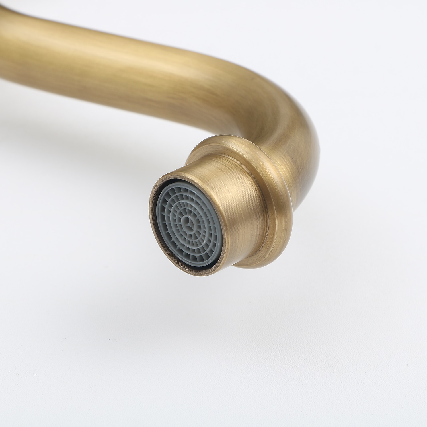 rubinetto da cucina monocomando rubinetto da cucina in ottone antico monoforo girevole / arco alto/alto, rubinetto da cucina in ottone antico/cod con linee di alimentazione / regolabile su acqua del 2025 a $80.99 –P11
