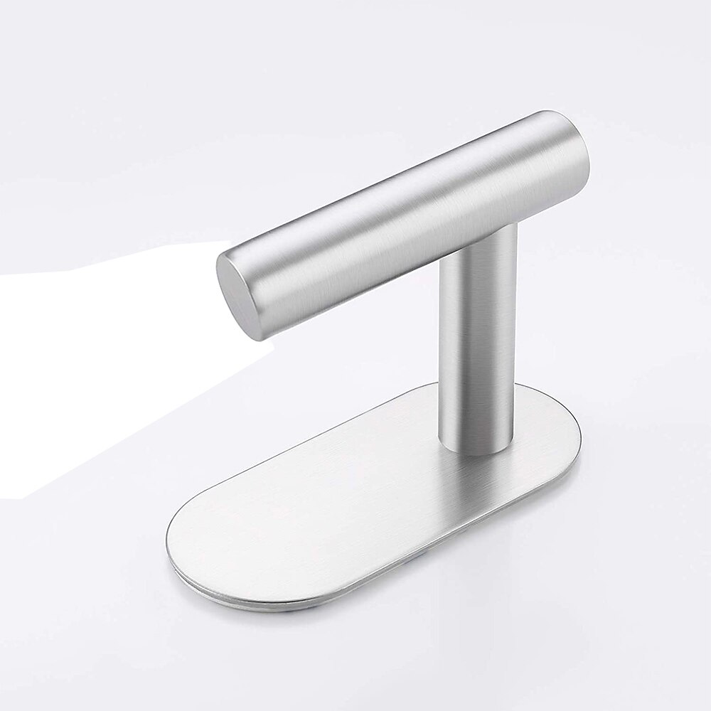 maskinvaresett for bad, selvklebende veggmontert 304 rustfritt stål håndklestang/toalettpapirholder/kåpekrok for bad 2025 - $20.99 –P2