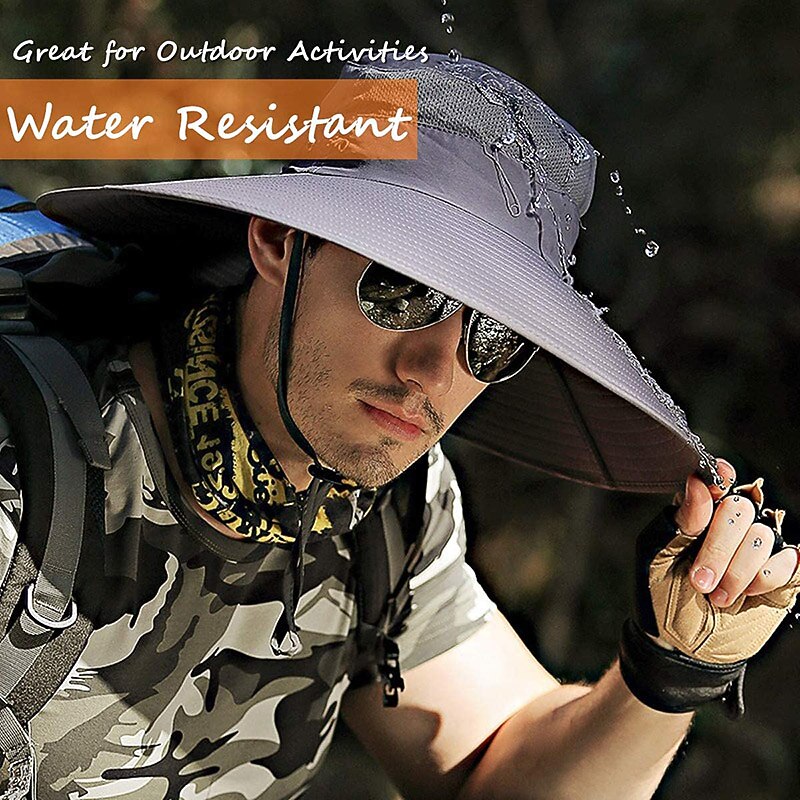 Wide Brim Sun Hat Bucket Hat UPF50+ Waterproof Packable Quick Dry Spring Summer Polyester Hat for Fishing Camping & Hiking 2026 - $21.99 –P13