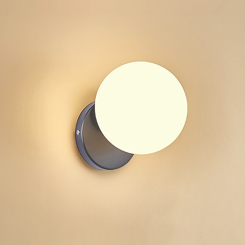 Lightinthebox applique da parete a led opaco moderno stile nordico lampade da parete applique da parete a led soggiorno sala da pranzo applique da parete in vetro 110-240 v del 2025 a $56.99 –P3