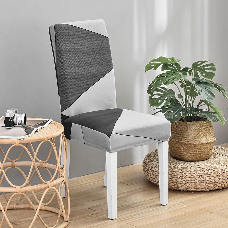 Housse de chaise de cuisine extensible housse de siège de chaise élastique pour salle à manger fête d'hôtel douce durable lavable de 2025 ? $13.49 –P4