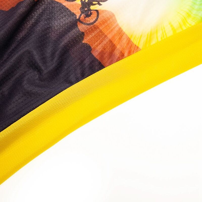 Miesten Pyöräily jersey Lyhythihainen Pyörä Villapusero Topit 3 takataskulla Maastopyöräily Maantiepyöräily Hengittävä Nopea kuivuminen Kosteuden siirtävä Etuvetoketju Musta / oranssi Punainen Sininen 2025 - $23.19 –P13