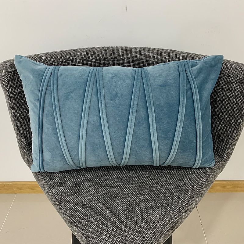 Decorative Toss Pillows Velvet Cover for Pillows Pillow Case Cover Home office Pillow Case Cover Modern Sample Room Cushion Cover Outdoor Cushion for Sofa Couch Bed Chair Pink Blue Sage Green Purple 2025 - $18.99 –P20