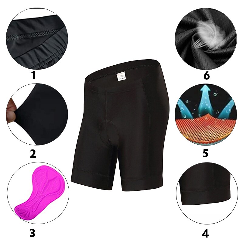 Mujer Maillot de Ciclismo con Culotte Manga Corta MTB Bicicleta Montaña Ciclismo Carretera Verano Primavera Otoño Amarillo Rosa Rojo Rayas Estampado Flores Botánica Flor Gracioso Bicicleta Filtro 2026 - $41.99 –P6