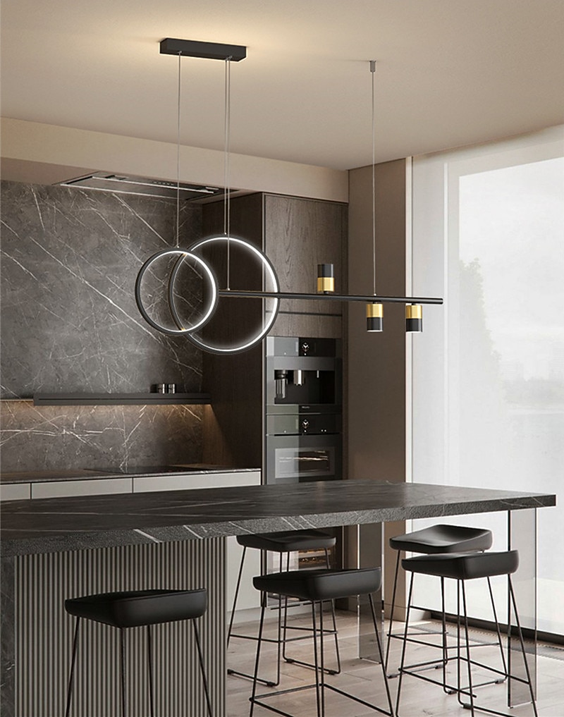 levou luz pendente 100 cm design único lustre de metal estilo artístico estilo moderno acabamento pintado com estilo LED 220-240v moderno de 2025 por $491.99 –P1