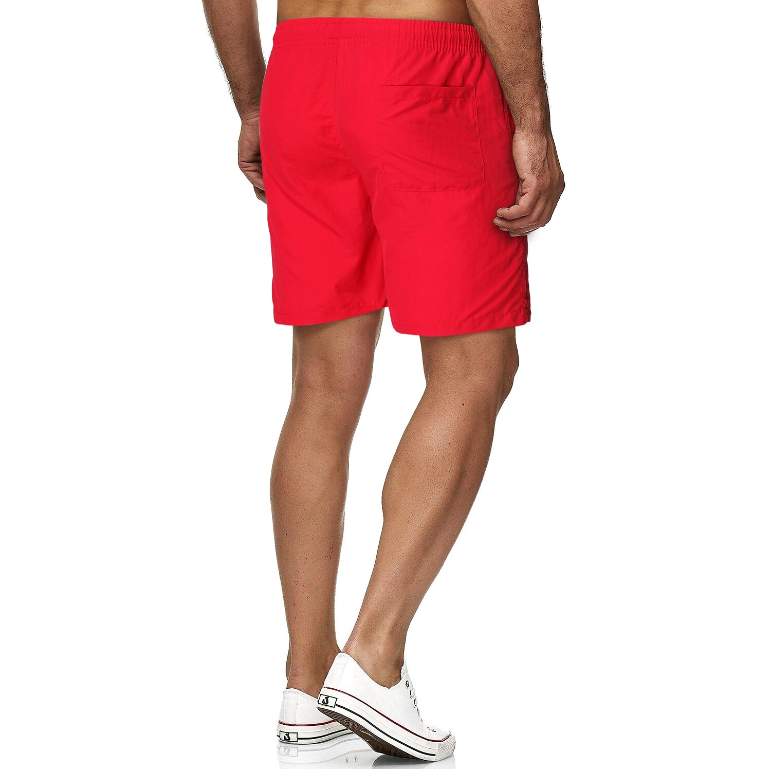 Herr Boardshorts Badshorts Beach Shorts Snörning Elastisk midja Mönster Ensfärgat Mönster Snabb tork Utomhus Knelängd Dagligen Strand Hawaiisk Chino Gräsgrön Svart Microelastisk 2025 - $15.99 -P6