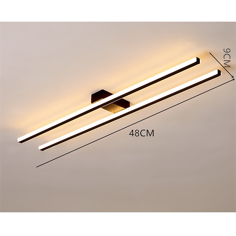 lightinthebox תאורת led creative led מודרנית תאורת קיר סלון חדר שינה תאורת קיר אלומיניום 220-240v 30/38/50 w 2025 - $129.99 –P6