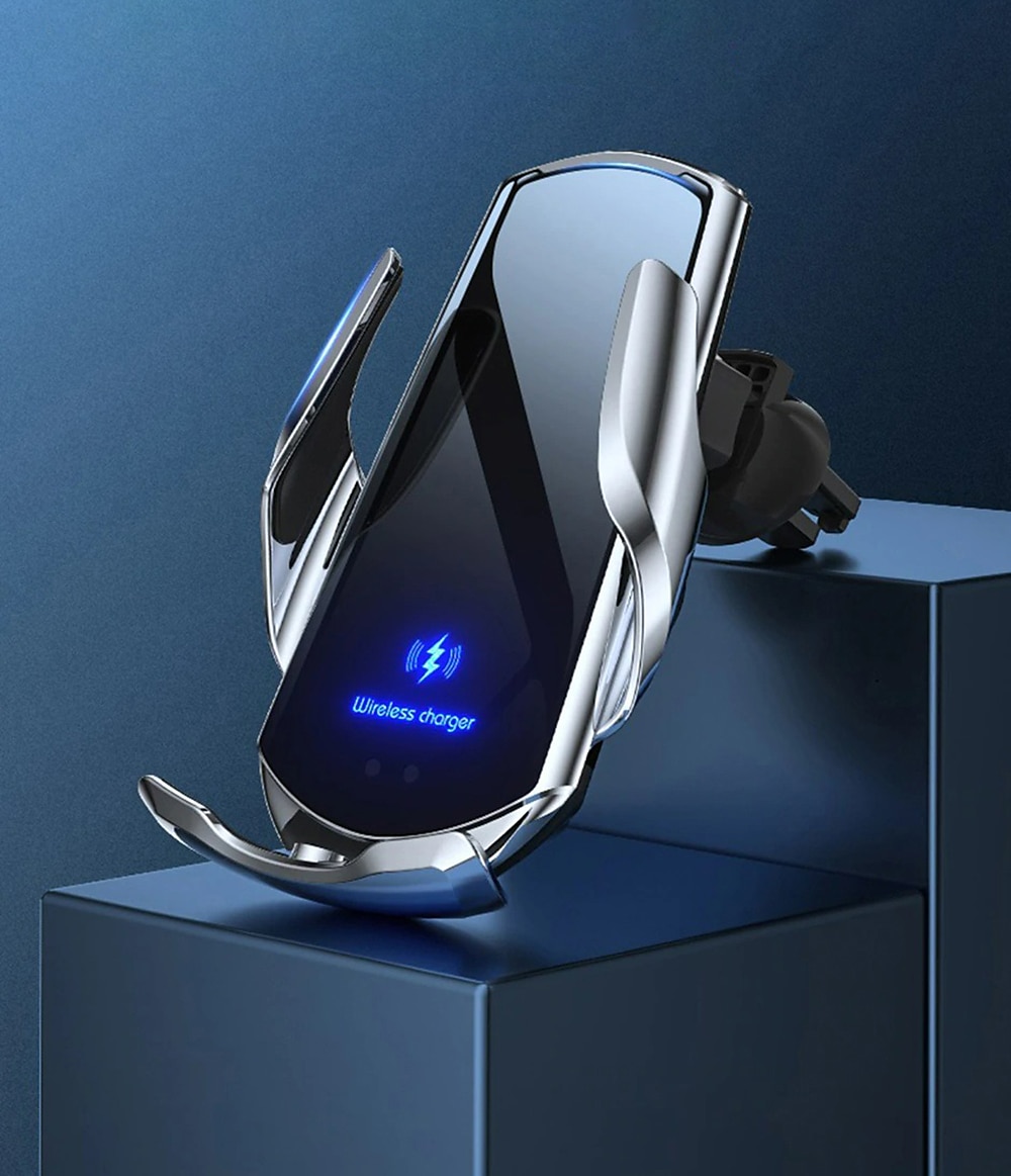 Q3 bezdrátový nabíjecí držák telefonu do auta - inteligentní indukce automatické otevírání a zavírání senzorem magnetické nabíjení 2025 - $35.99 –P1