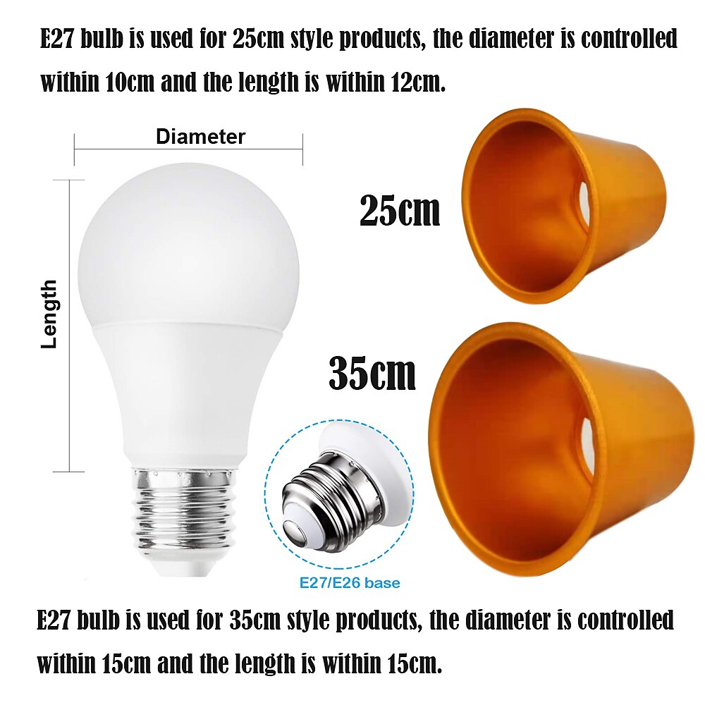LED Pendant Light Ceiling Lamp 25cm 35cm Round Simple Design Black Gold WhiteGold E27/E26 I LED Lamp Restaurant Ceiling Lamp Study Bar Bedroom Lamp AC220V AC110V 2025 - $151.99 –P5