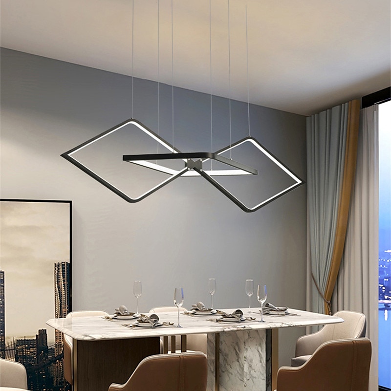 led pandantiv 100 cm candelabru design unic aluminiu stil artistic stil modern finisaje pictate elegant led moderne 220-240v 2025 - $448.59 –P7