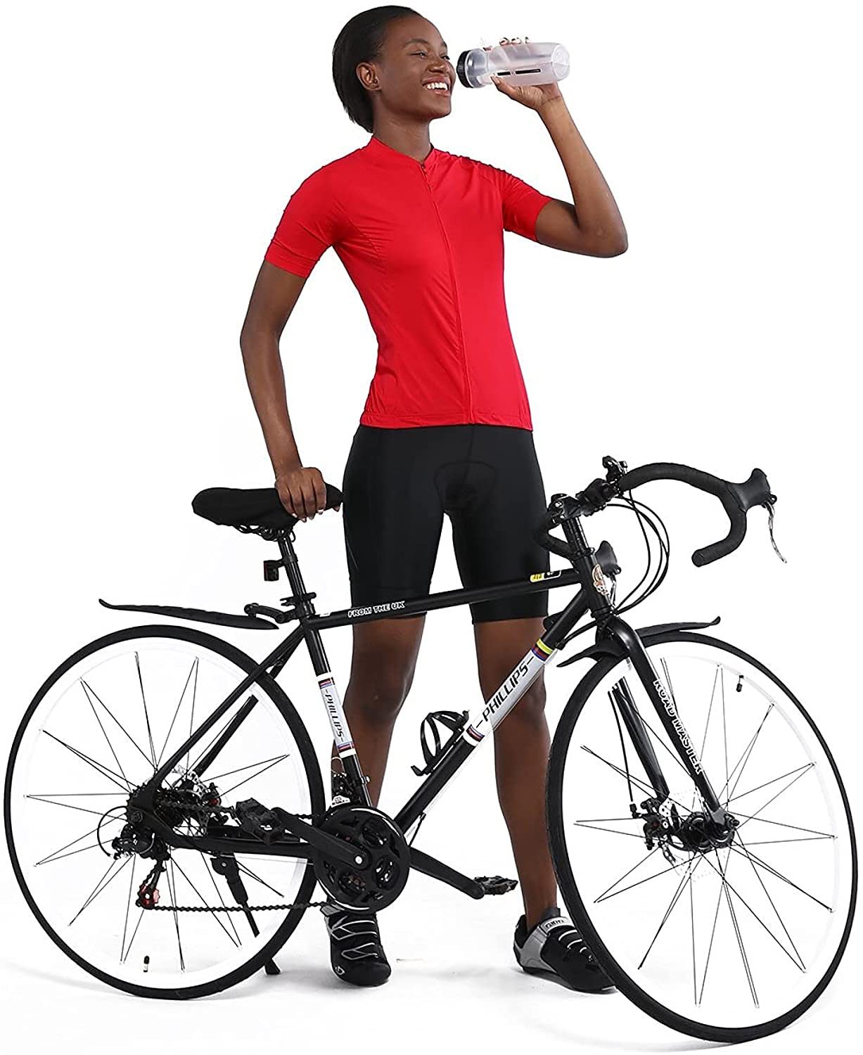 Per donna Maglia da Ciclismo Tinta unica Manica Corta Bicicletta Maglia Top con 3 tasche posteriori Mountain Bike MTB Ciclismo su strada Asciugatura Rapida Strisce Riflettenti Tasca Posteriore del 2026 a $30.99 –P6