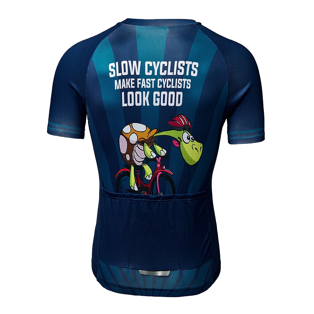 Ανδρικά Φανέλα ποδηλασίας Γραφική Με Μοτίβο Γράμμα & Αριθμός Κοντομάνικο Ποδήλατο Αθλητική μπλούζα Μπολύζες με 3 πίσω τσέπες Ποδηλασία Βουνού Ποδηλασία Δρόμου Γρήγορο Στέγνωμα Moale 2026 - $30.99 –P6