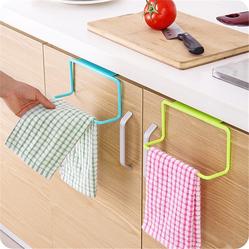 organizer da cucina portasciugamani appendiabiti da bagno portaoggetti portatile ripiano appendiabiti per accessori da cucina del 2025 a $5.49 –P2
