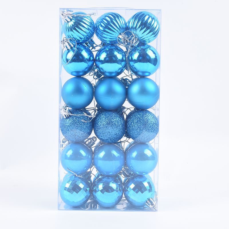 36pcs Christmas Baubles Ball Ornaments Xmas Decoration, 4cm Small Hanging Balls for Christmas Tree, Holiday, Party and Gift 2025 - $9.99 –P7