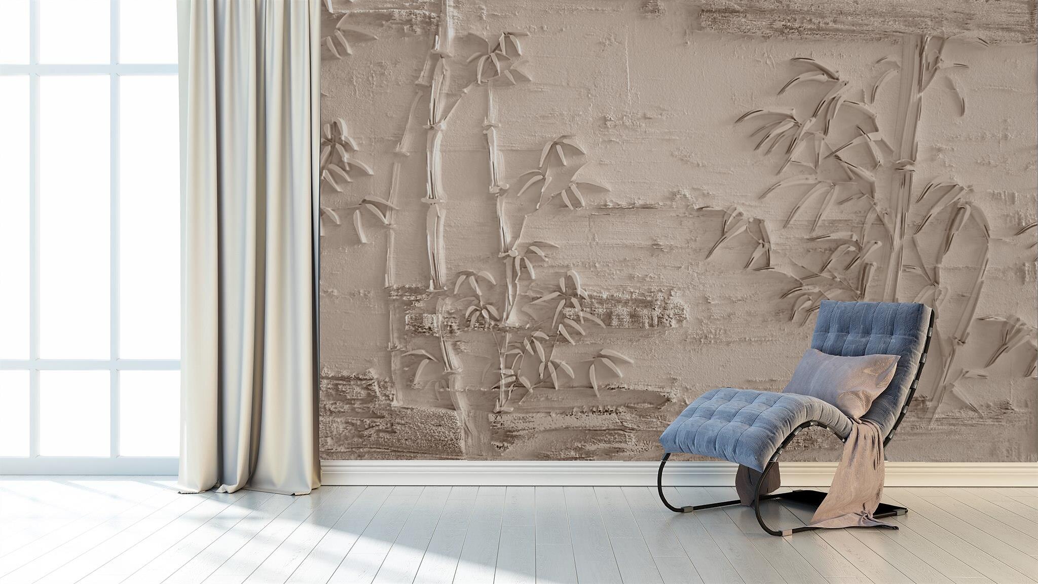 Fototapeta tapeta naklejka ścienna pokrywająca drukuj skórka i kij samoprzylepna tłoczona bambusa las pvc/winyl home decor 2025 - $33.99 –P3