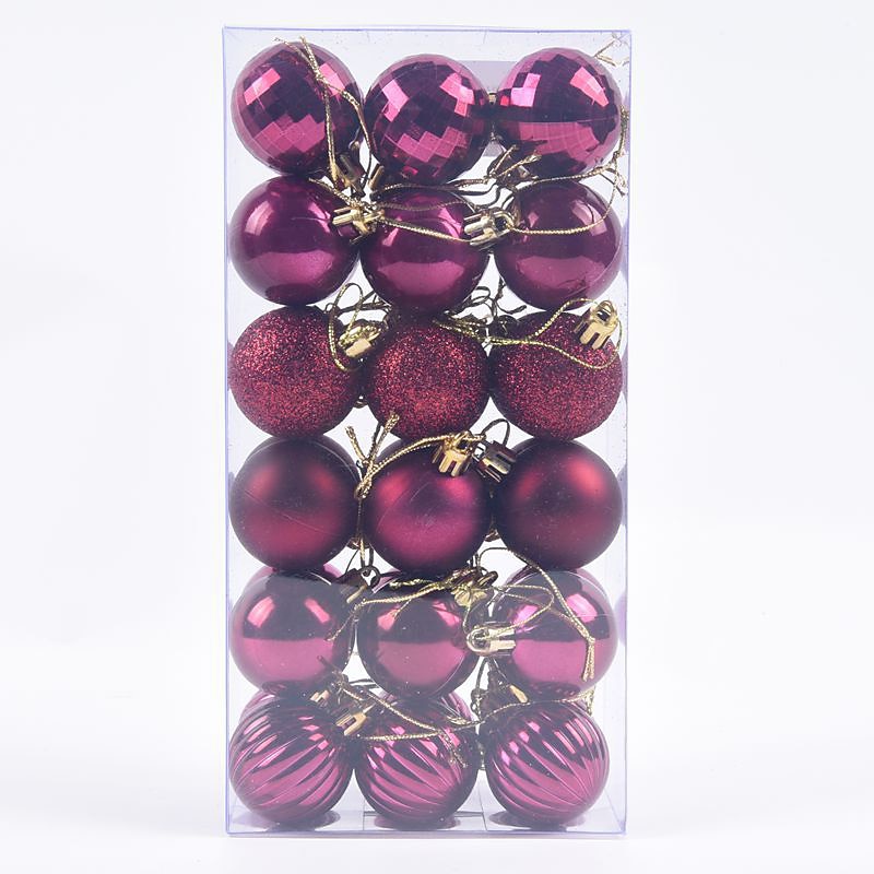 36pcs Christmas Baubles Ball Ornaments Xmas Decoration, 4cm Small Hanging Balls for Christmas Tree, Holiday, Party and Gift 2025 - $9.99 –P11