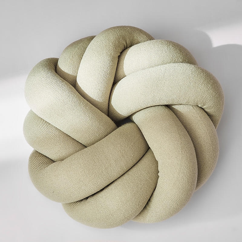 Travesseiro de nó redemoinho travesseiro de chão bola almofadas decorativas 13,8 polegadas travesseiro macio redondo atado para casa cama quarto decoração sofá escritório decoração travesseiro de de 2025 por $37.99 –P8