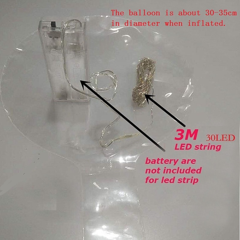 2025年 エレガントな結婚披露宴パーティー 10個の LED バルーン 光るパーティー 16インチ カラフルなバルーン ウェディング用品 寮パーティーの装飾 透明バブルデコレーション 誕生日ウェディング LED バルーン ストリングライト  コレクション – $16.49 –P18
