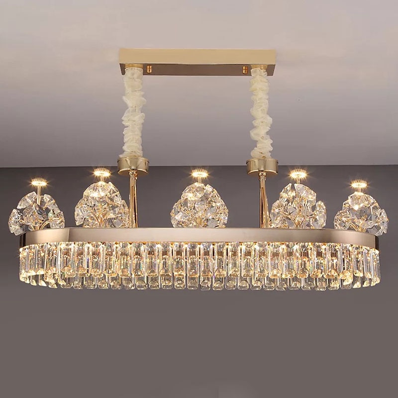 led függő lámpák 80 cm-es lámpás kialakítású csillár rozsdamentes acél galvanizált modern 220-240v 2025 - $1402.69 –P3