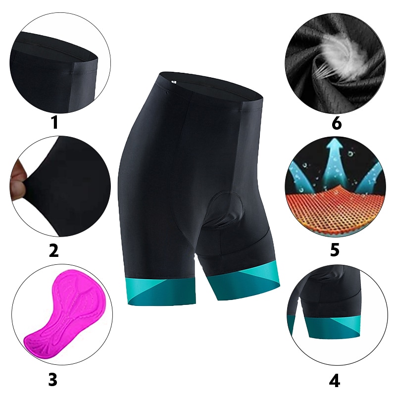 Per donna Maglia con salopette corta da ciclismo Maglia con pantaloncini da ciclismo Manica corta Ciclismo da montagna Cicismo su strada Nero Rosso Blu Pop art Strisce Bicicletta Asciugatura rapida del 2025 a $43.99 –P4