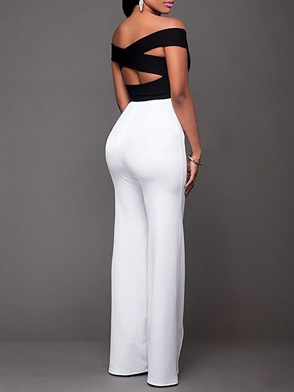 Women's Dress Pants Straight Culottes Wide Leg Chinos Mid Waist Basic Party Black White S M Summer 2023 - US $27.99 –P3