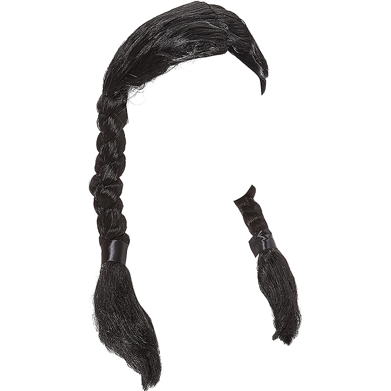 Perucas cosplay Preta Encaracolado Reta natural Cabelo Sintético Curto / Longo perucas Homens / Mulheres perucas Para festa de 2026 por $25.99 –P1
