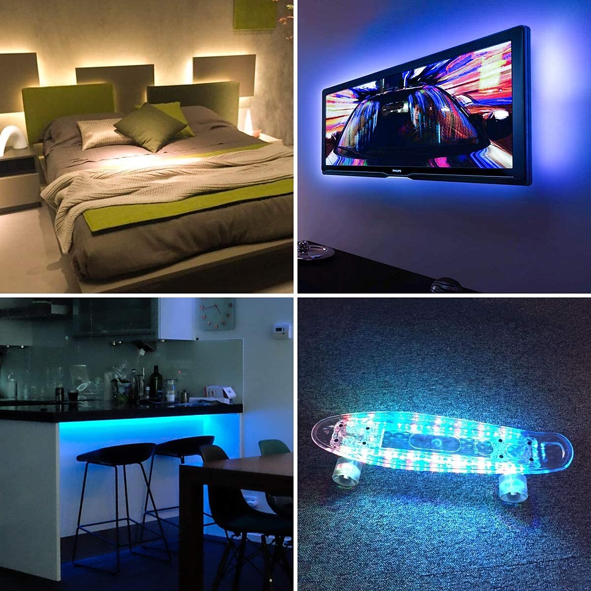 USB LED Strip Light with Remote Control RGB Flexible Strip Light Multicolor for Desk Decor Screen TV Background Lighting 2025 - $12.99 –P14
