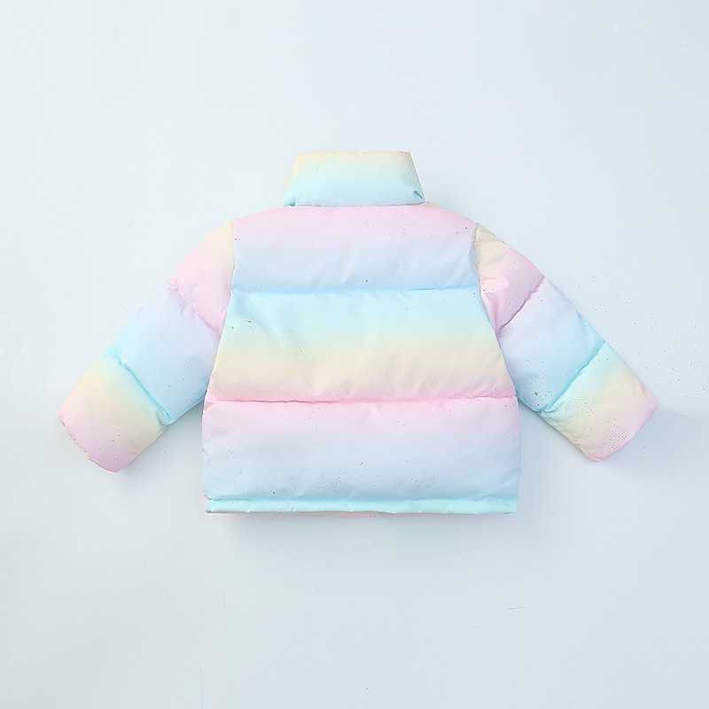 Unisex Gutt Jente 3D عادي Jakke Dun Langermet Høst Vinter Aktiv Mote Grunnleggende Barn 2-6 år Skole Feriereise Gate Normal 2025 - $34.99 –P10
