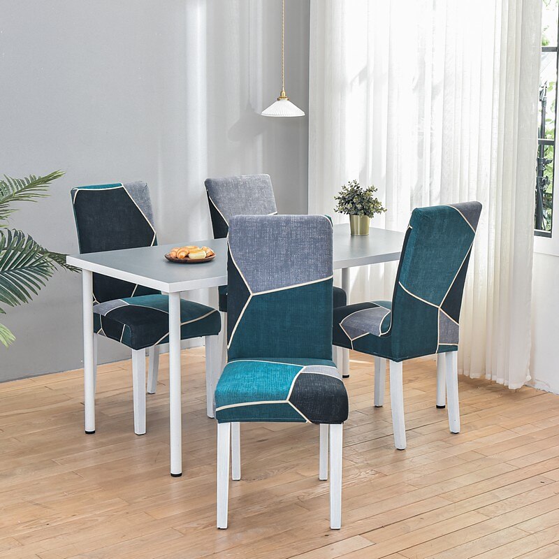 Housse de chaise de cuisine extensible housse de siège de chaise élastique pour salle à manger fête d'hôtel douce durable lavable de 2025 ? $13.49 –P8
