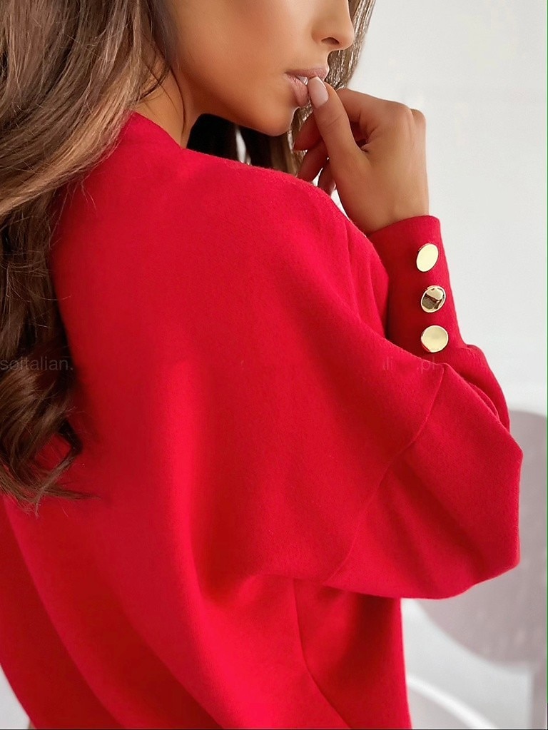 Damenbluse mit V-Ausschnitt, lange Ärmel, geknöpfte Manschetten, lässiges, elegantes Oberteil in Rot, Blau, Weiß, Schwarz, Grün, weiche, bequeme Passform, vielseitig einsetzbar für alle Jahreszeiten 2025 - $28.99 –P2