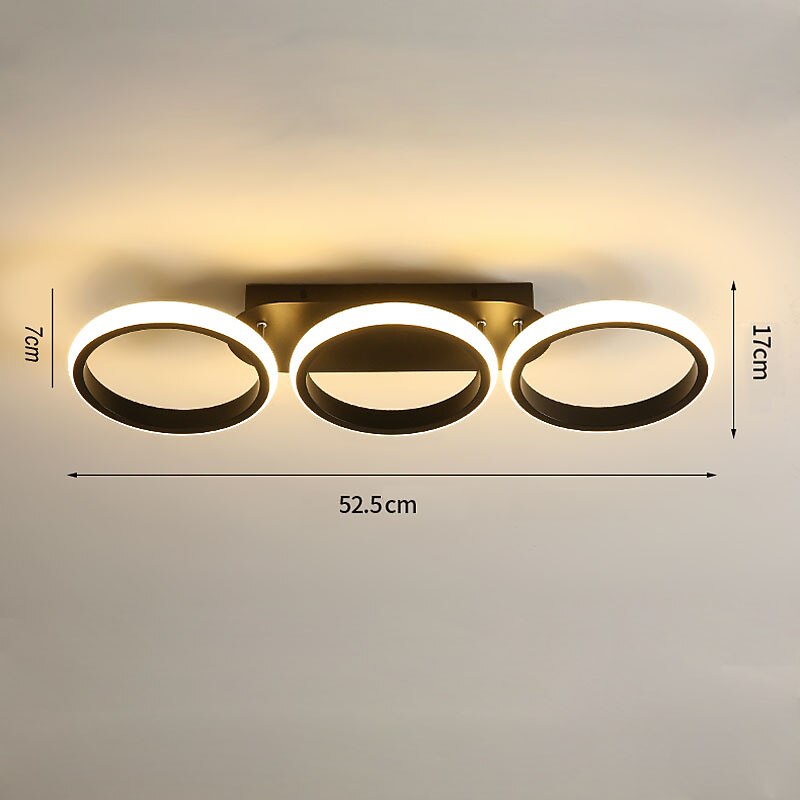 LED Deckenleuchte 34,5 52,5 cm Cluster Design Square Line Design Einbauleuchten Aluminium Vintage Style Metall Linear lackierte Oberflächen LED Vintage 220-240V 2025 - $138.99 –P2