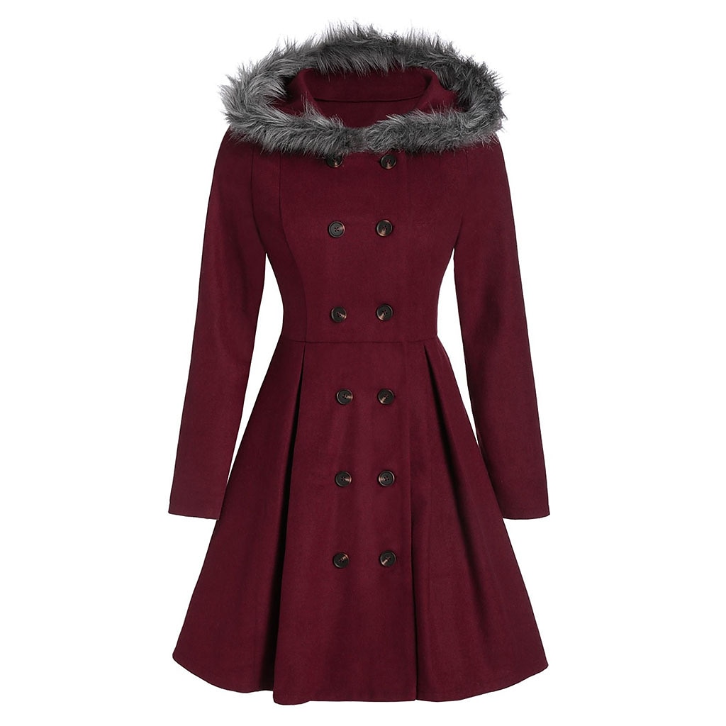 Wine colored clearance trench coat