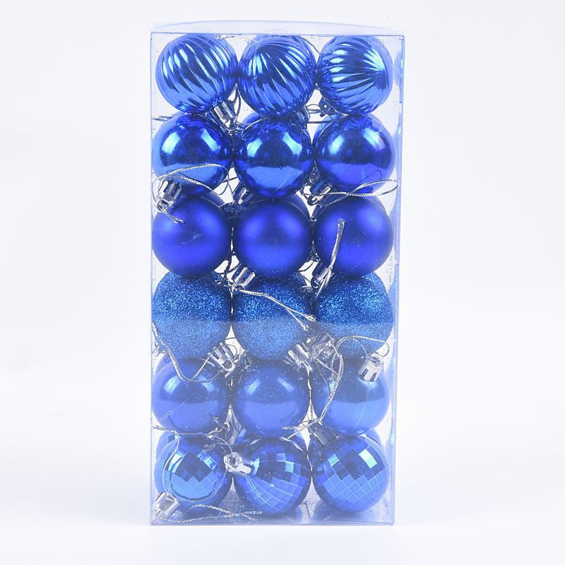 36pcs Christmas Baubles Ball Ornaments Xmas Decoration, 4cm Small Hanging Balls for Christmas Tree, Holiday, Party and Gift 2025 - $9.99 –P6