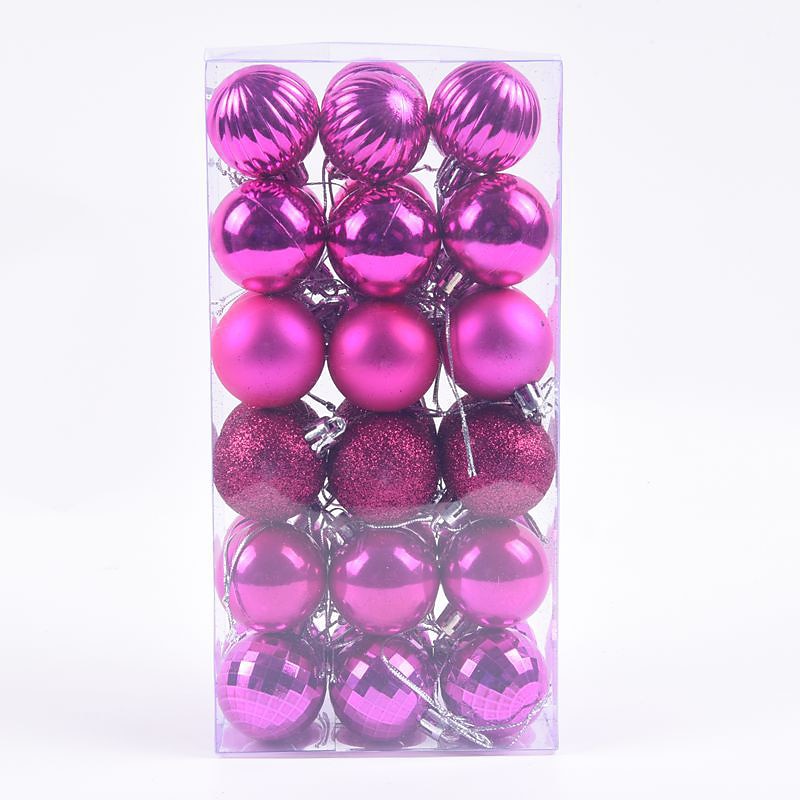 36pcs Christmas Baubles Ball Ornaments Xmas Decoration, 4cm Small Hanging Balls for Christmas Tree, Holiday, Party and Gift 2025 - $9.99 –P13