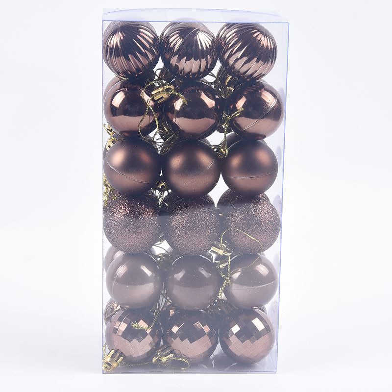 36pcs Christmas Baubles Ball Ornaments Xmas Decoration, 4cm Small Hanging Balls for Christmas Tree, Holiday, Party and Gift 2025 - $9.99 –P14